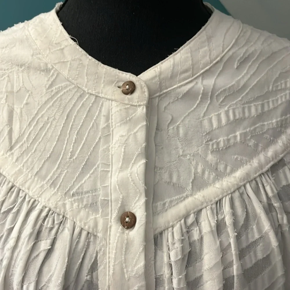 NEW Free People Can’t Stop Dreaming White Tunic Size Small